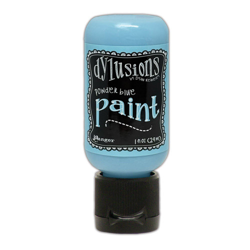 Dylusions Acrylic Paint 1oz-Powder Blue - DYQ-1HFQW - 789541093848
